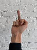 CHROME HEARTS PAVE DIAMOND NAIL RING