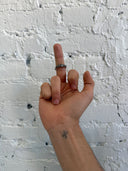 CHROME HEARTS ‘BABY FLORAL’ PAVE DIAMOND RING