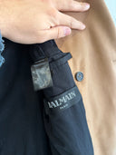 BALMAIN DOUBLE BREASTED ‘CAMEL’ COAT