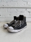 CHROME HEARTS BLACK LEATHER CONVERSE
