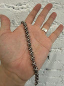 CHROME HEARTS TINY CROSS FLOODED BRACELET