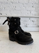 CHROME HEARTS SUEDE ENGINEER ‘BOSS’ WESCO BOOTS