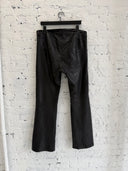 A/W 2023 ERD LAMBSKIN LEATHER FLARED PANTS