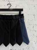 ERD TIE PATCHWORK MINI SKIRT