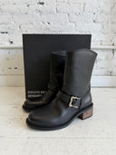 ERD ROSE BUCKLE ENGINEER BOOTS