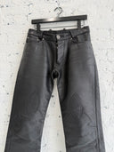 CHROME HEARTS ‘FLEUR KNEE’ LEATHER PANTS