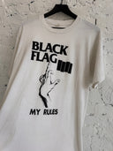 1980s BLACK FLAG ‘MY RULES’ TEE