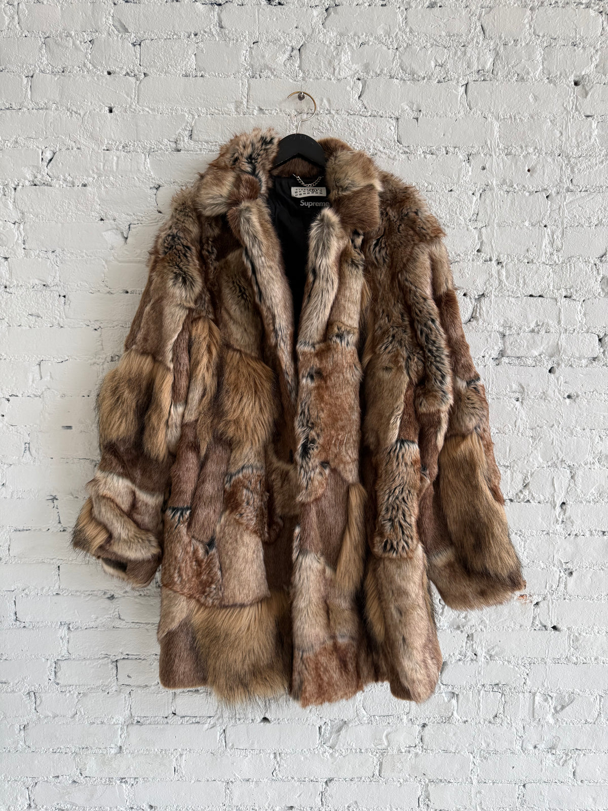 SUPREME X MM6 PATCHWORK FUR COAT – Lost Files NYC