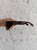 MAISON MIHARA YASUSHIRO ORANGE TINT SUNGLASSES