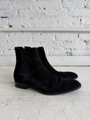 SAINT LAURENT SUEDE WYATT BOOTS