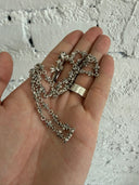 CHROME HEARTS TINY CROSS CHOKE CHAIN NECKLACE