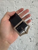 2007 DIOR HOMME ‘D POINT’ PATENT LEATHER BELT