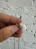 CHROME HEARTS MINI CROSS CUTOUT DOG TAG