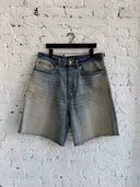 BALENCIAGA DENIM ‘SKATER’ SHORTS