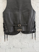 CHROME HEARTS LEATHER VEST