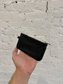 CHROME HEARTS LEATHER CROSS PATCH WALLET