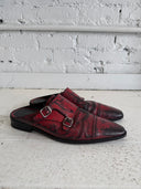 ERD MONK STRAP LEATHER MULES