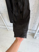 BALENCIAGA LEATHER TRACK PANTS