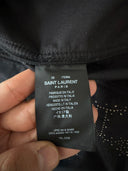 A/W 2016 SAINT LAURENT ‘MUSIC NOTE’ VELVET TRUCKER JACKET