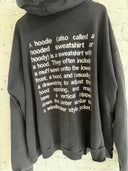 S/S 2016 VETEMENTS ‘HOODIE’ SLOGAN HOODIE