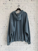 MARKING DISTANCE DISTRESSED LOGO HOODIE