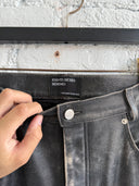 ERD REPAIRED LEATHER FLARES
