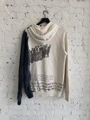 RAF BY RAF SIMONS RAGLAN ZIP UP HOODIE