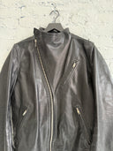 S/S 2011 RICK OWENS ‘ANTHEM SAFARI’ ASYMMETRICAL LEATHER JACKET