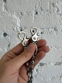 CHROME HEARTS CROSS PENDANT 26 IN CROSS BALL WALLET CHAIN