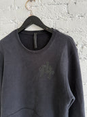CHROME HEARTS TRIPLE CROSS PATCH CREWNECK