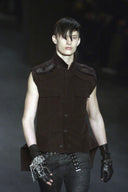 A/W 2003 DIOR ‘LUSTER’  MOLESKIN NAPOLEON VEST