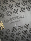 CHROME HEARTS SHERPA LINED SUEDE GUNSLINGER MULES