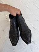 BALENCIAGA ‘SANTIAG’ WESTERN HARNESS BOOTS