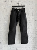 CHROME HEARTS ‘FLEUR KNEE’ LEATHER PANTS