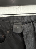 A/W 2003 DIOR ‘LUSTER’ WAX COATED DENIM