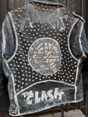 1990s LEATHER BATTLE JACKET