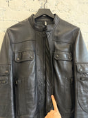 A/W 2007 DIOR ‘NAVIGATE’ LEATHER RIDER JACKET