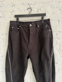 RICK OWENS BOLAN ‘BANANA’ CUT DENIM