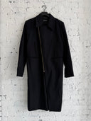 A/W 98-99 RAF SIMONS ‘ASYMMETRICAL WOOL ZIP’ COAT