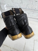 2006 RICK OWENS BLACK LEATHER ‘DUNKS’