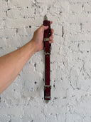 ERD DOUBLE ROSE BUCKLE RED BELT