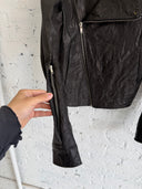 2009 RICK OWENS ‘CRUST’ LEATHER JACKET