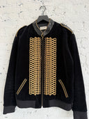 F/W 2016 SAINT LAURENT VELVET NAPOLEON JACKET