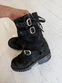 CHROME HEARTS SUEDE ENGINEER ‘BOSS’ WESCO BOOTS