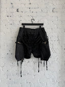 RICK OWENS ‘THOMAS’ WAXED MEGALACE BOXER SHORTS