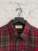 F/W 2013 SAINT LAURENT PLAID FLANNEL