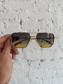 CHROME HEARTS GOLD ‘PHONK’ SUNGLASSES