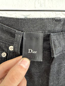 A/W 2007 DIOR HOMME BLACK RAW DENIM