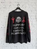 1997 BURZUM ‘SUPPORT YOUR LOCAL EINSATZ KOMMANDO’ L/S TEE