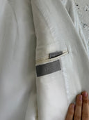 DIOR HOMME METALLIC SILVER BLAZER